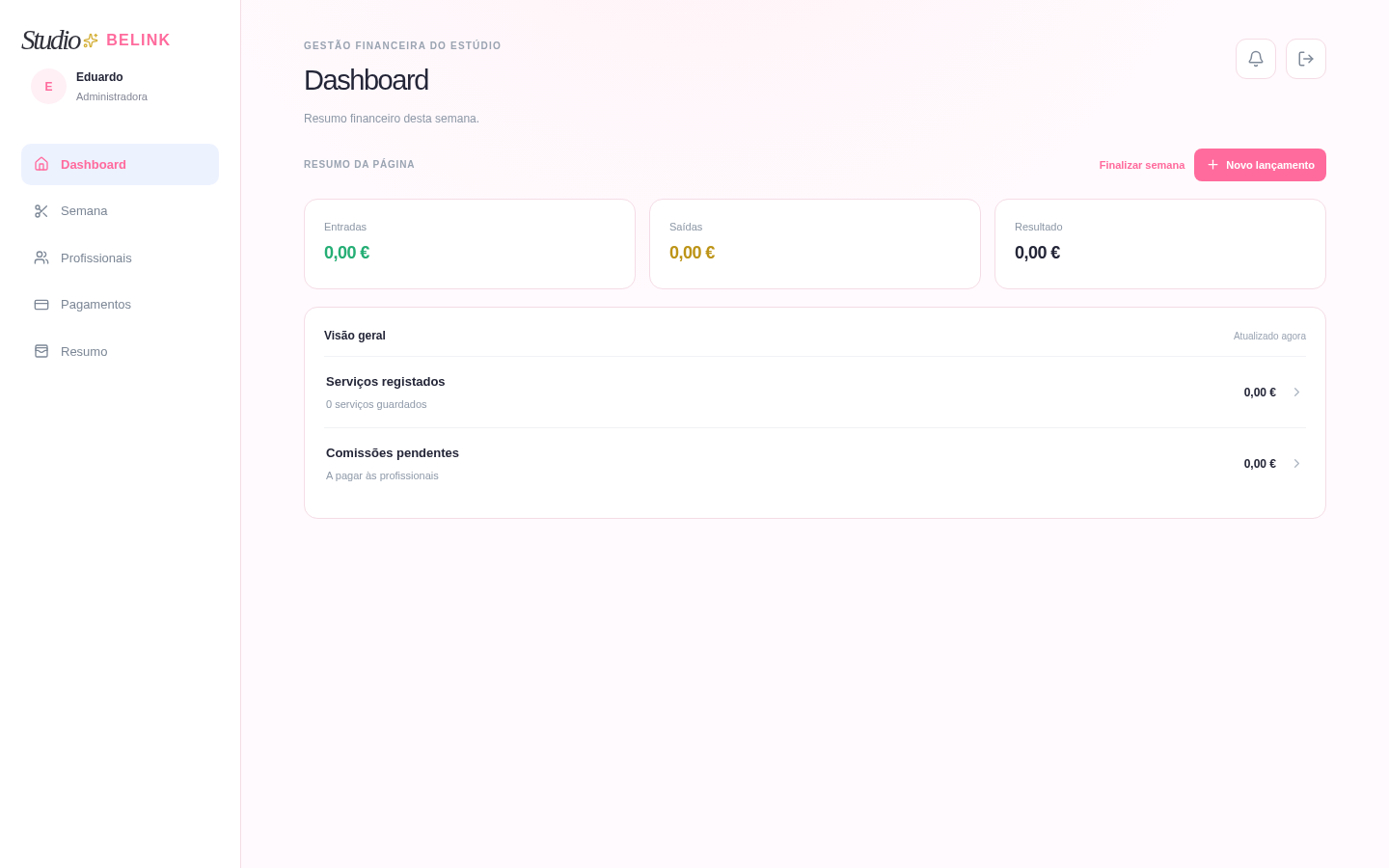Agenda de Gastos Semanais - Dashboard financeiro